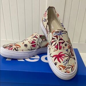 Keds Floral Slip-On Canvas Shoes